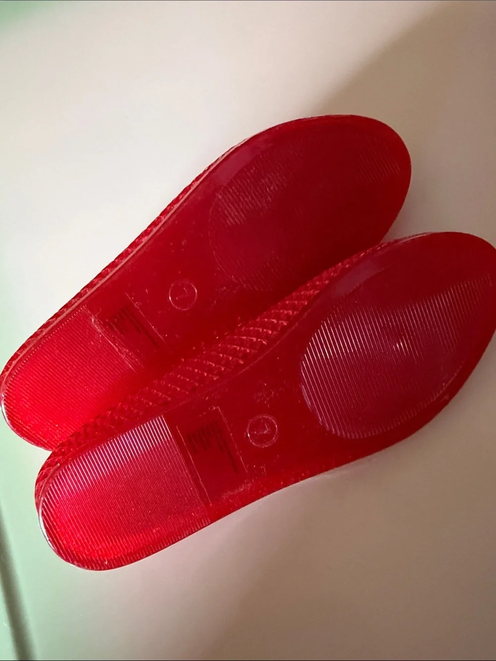 wild fable Red Jelly Woven Ballet Flats - Picture 2 of 2